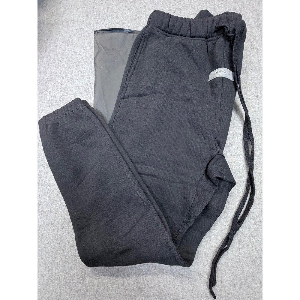 Fear of God Essentials Sweatpants Men Small Iron 1977 Graphic Joggers 0227